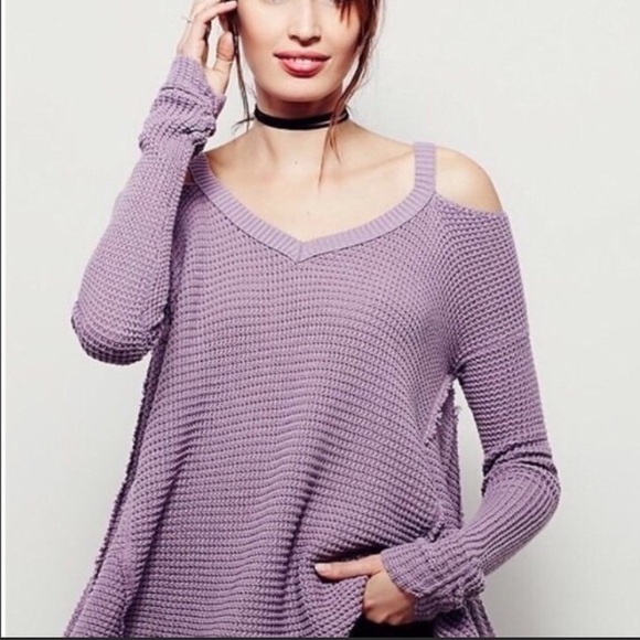 Free People Sweaters - Lilac Knit Free People Sweater